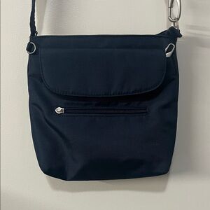 Travelon security Navy Crossbody Nylon Shoulder Bag
